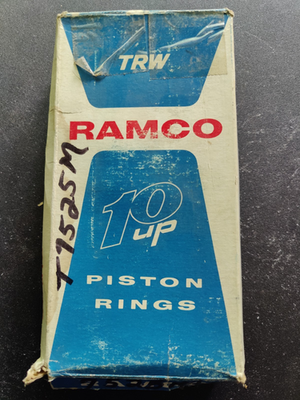 #ad #ad TRW RAMCO T7525M STD Piston Ring Set for 1954 62 Chevy 235 6 cyl 3 9 16quot; Bore $50.00