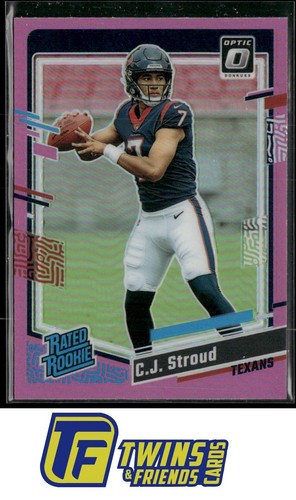 2023 Donruss Optic #244 C.J. Stroud Pink