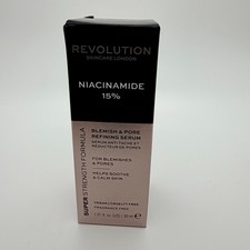 Makeup Revolution Skincare 15 Niacinamide Blemish  Pore Refining Serum 1.01 Oz