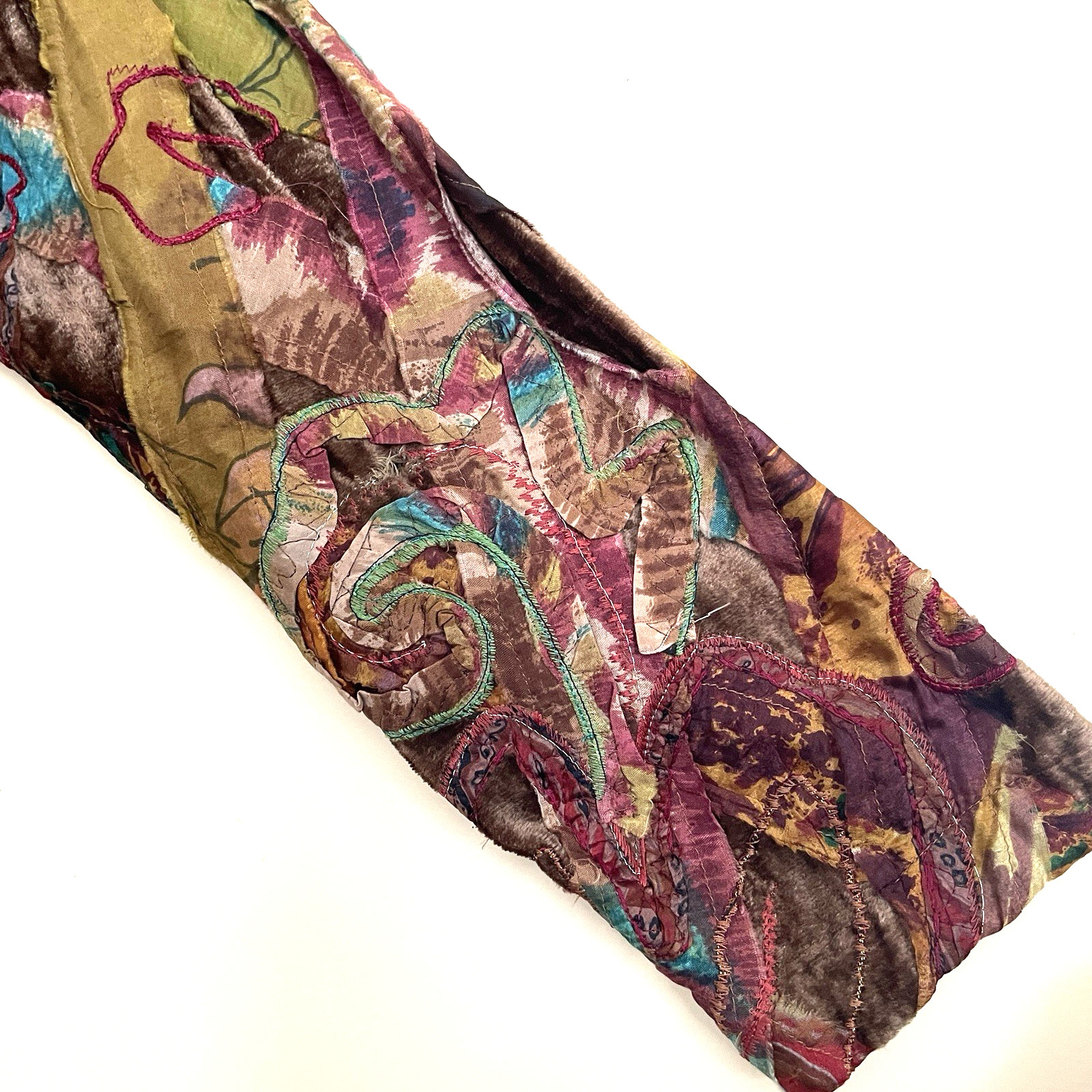 Chico's Patchwork Jacket Blazer Size 1 US Medium … - image 7