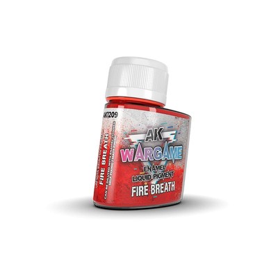 AK INTERACTIVE 1209 ENAMEL LIQUID PIGMENT: Fire Breath 35ml