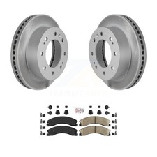 Transit Auto KGA-100684 Brake Disc and Pad Kit Front for Chevy Silverado 2500 HD