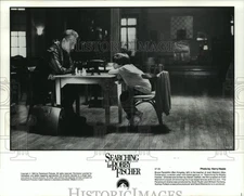 1993 Press Photo Ben Kingsley and Max Pomeranc in "Searching for Bobby Fischer"