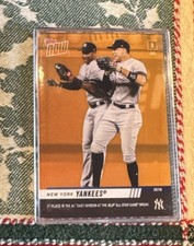 2019 TOPPS NOW #ODB-20 NEW YORK YANKEES RTOD BONUS CARD - 1ST PLACE AL EAST