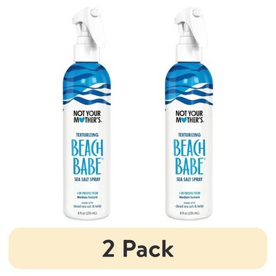 (2 pack) Not Your Mother's Beach Babe Texturizing Sea Salt Spray with UV Protect