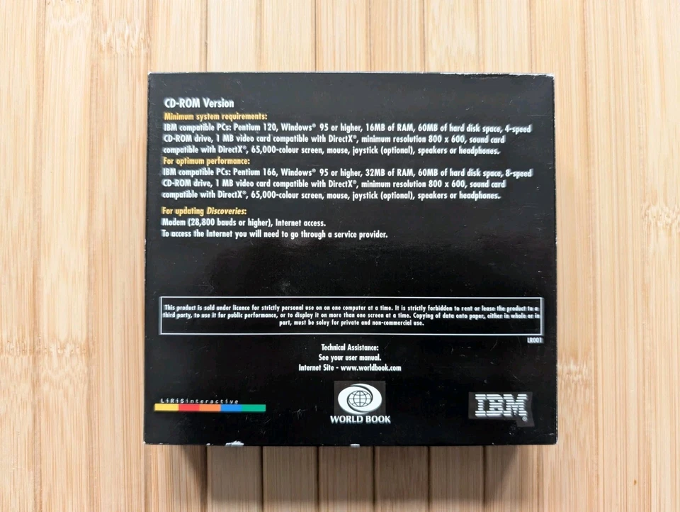 IBM World Book: Discoveries - The Great Adventures of the World - 5 Disc CD-ROMs - Image 2 of 4