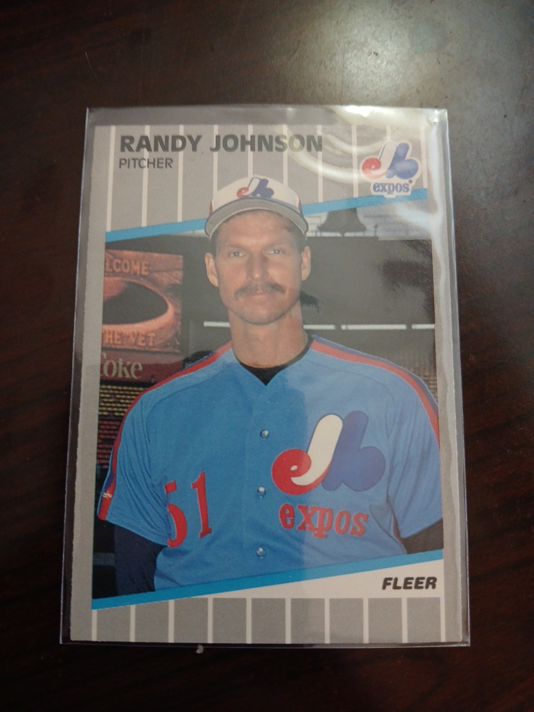 1989 Fleer - Randy Johnson #381 (RC)