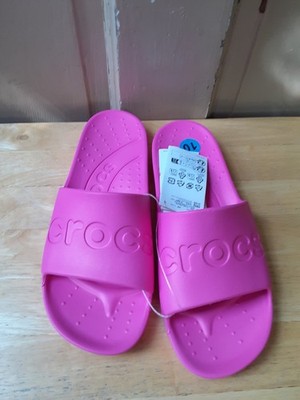 Crocs Woman's Slides Size 10 NEW WITH TAGS