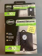 Tire Inflator Cars Trucks Bikes Inflatables 12 V Slime Compact Open Box Tire Inflator Cars Trucks Bikes Inflatables 12 V Slime Compact Open Box