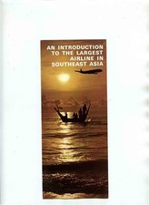 MSA Introduction Largest Airline SE Asia Brochure Malaysia Singapore 1960s Comet