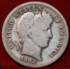 1902-S Barber Dime — photo from another recent sale