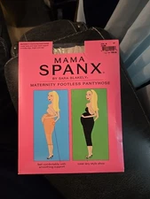 NWT NIB Spanx Mama Maternity Footless Pantyhose Shapewear Color Nude Size A