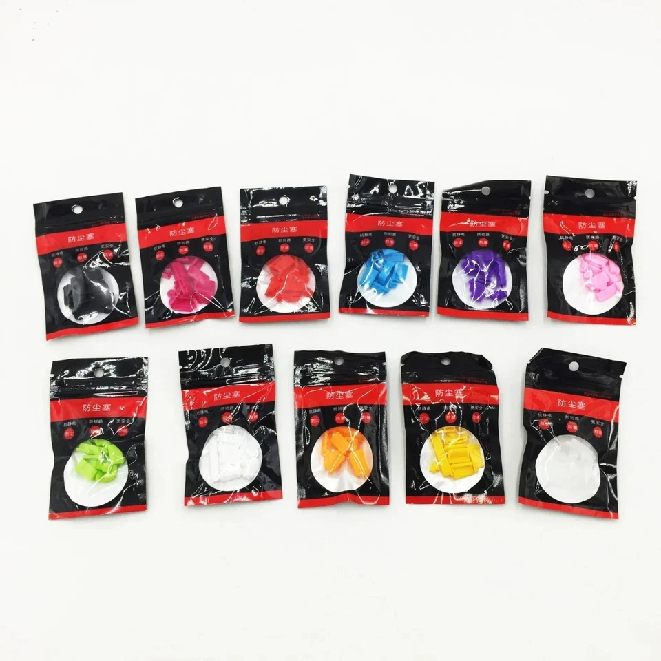 16Pcs Universal Laptop Anti Dust Plugs Silicone Port Protector USB Cover - Image 3 of 4