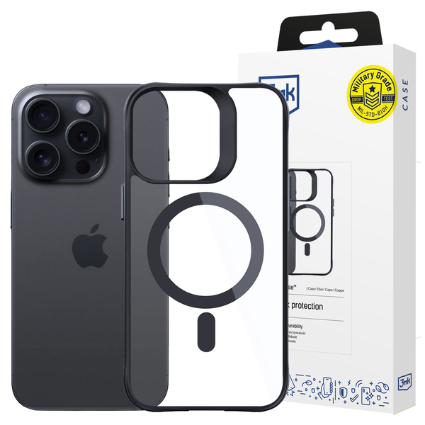 3Mk Satin Armor Magcase FüR Iphone 15 Pro Max, Magsafe-image
