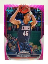 2022-23 Bowman's Best University Rasir Bolton #12 Pink Refractor 1st Bowman