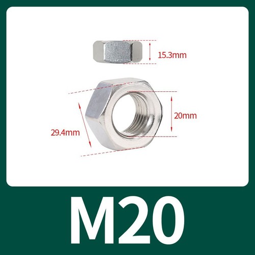 Left Hand Thread Hexagonal Nut Reverse Nut A2 Stainless Steel M4 - M20 DIN934 - Picture 17 of 17