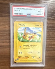 Pikachu 124/165 Expedition Base Set PSA 8 Regular Common English 2002 50 HP on eBay