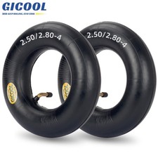 2 Pack 2.80/2.50-4 Inner Tubes, Replacement Tubes for Wheelbarrows, Hand Trucks