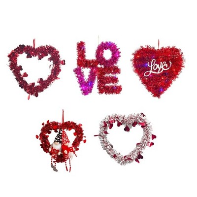 Romantics LED Valentine Door Wreath For Couple Date Nights And Celebration