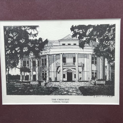 “The Crescent” Mansion 1898 Ralph Avila Valdosta GEORGIA, Print - Picture 2 of 6