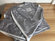 Youth Boys Gray  White Sweatsuit Longsleeve with Jogger Pant 12 YRS YLG NWOT