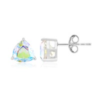 Cavill Mondlicht Quarz Ohrringe 2,16Ct Sterlingsilber Rhodiniert Tropfen