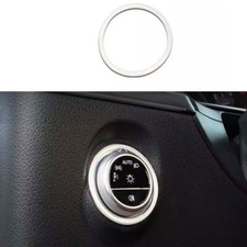 Button Ring Silver Steel Headlight Switch Control For Benz C-Class W206 2022-23
