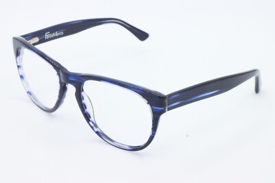 NEW FELIX MARCS FM2007 BLUE AUTHENTIC FRAMES EYEGLASSES 54-19