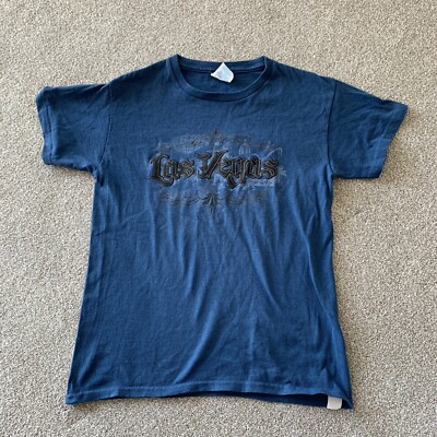 Jungen T-Shirt blau Las Vegas 100% Baumwolle