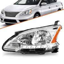 For 2013 2014 2015 Nissan Sentra Halogen Left Driver Headlight Assembly Headlamp