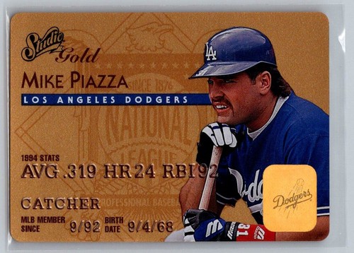 Mike Piazza 1995 Studio Gold #4 - Picture 1 of 2