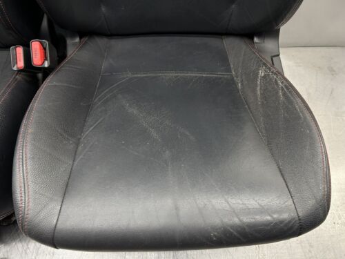 2011-2014 Subaru WRX STI Leather Seats Front & Rear OEM Genuine USDM LHD - Picture 8 of 19