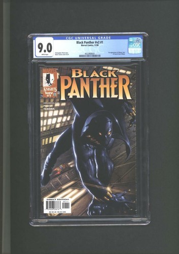 Black Panther #v2 #1 CGC 9.0 1st App Of Okoye, Zuri, N'Yama & Milaje 1998