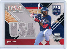 2020 Elite Extra Edition Jo Adell Los Angeles Angels Prospect USA Material Relic