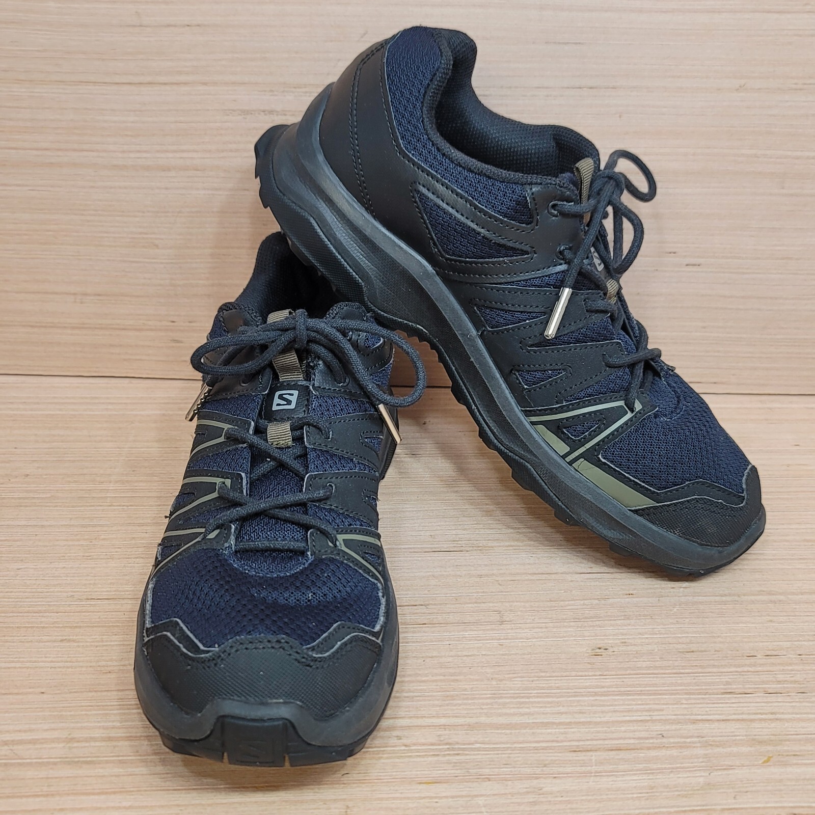 Scarpe da corsa Salomon Leonis blu navy grigie atletiche trail escursionismo uomo taglia 8 5