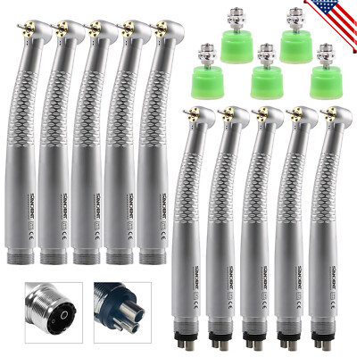 1-5*Five Lights LED E-generator Dental Fiber Optic High Speed Handpiece/Rotor DL