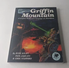 Griffin Mountain Wilderness Campaign Runequest RPG 2020 Chaosium No Map