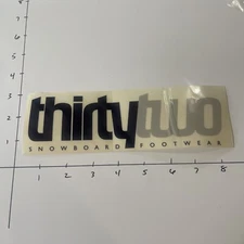 Vintage NOS 32 Thirty Two Snowboard  Sticker