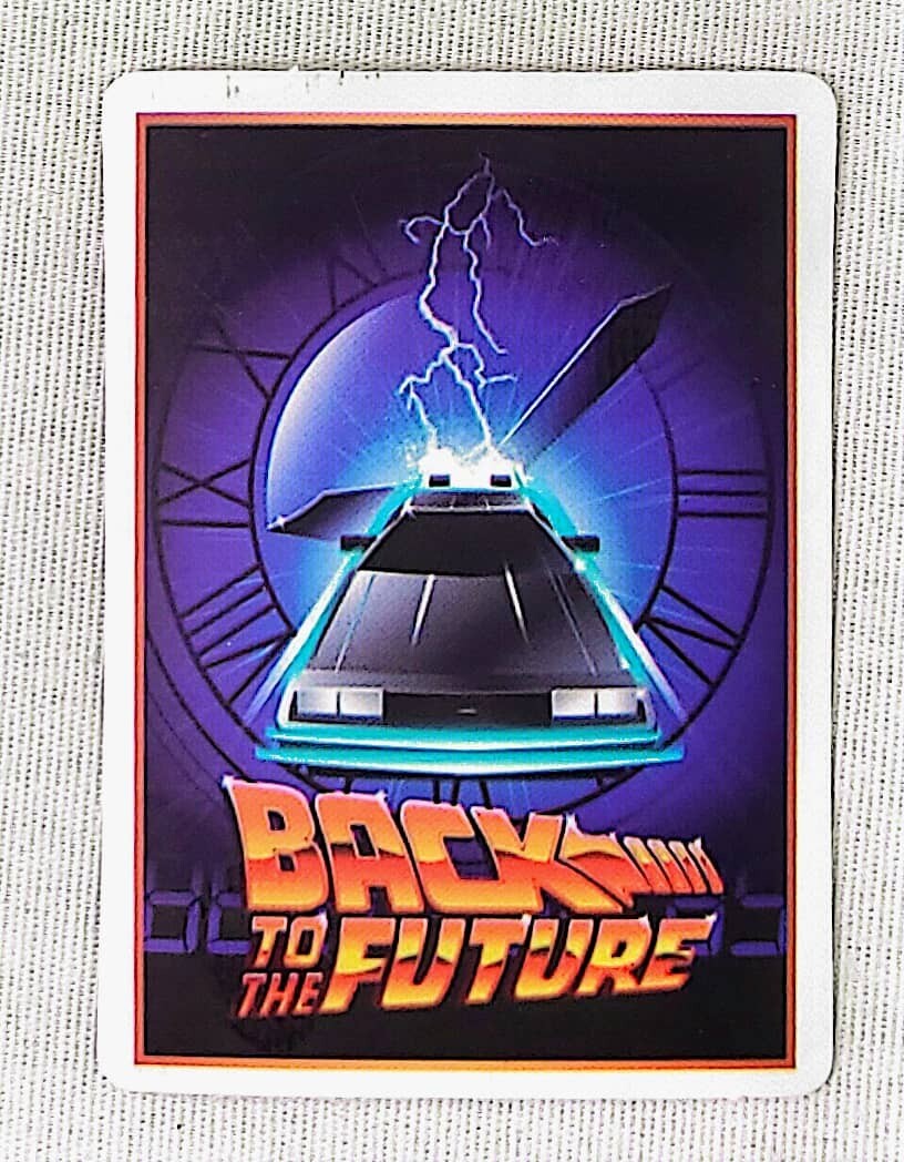 Back To The Future Stylized Movie Poster Waterproof Sticker