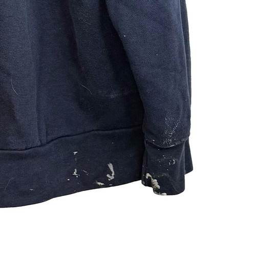 Vintage ADIDAS Originals Big Trefoil Men's Blue Logo Hoodie Perfect DIY Paint XL - Picture 8 of 8