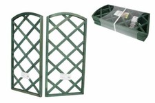 Panneau Treillis Clôture En Bois Vert 60x30cm Plantes Grimpantes Jardin DFH