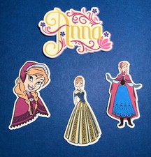 Frozen Die Cuts, Anna Die Cuts with Title, Frozen Scrapbooking Die Cuts, Printed