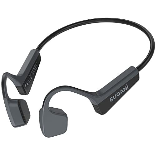 BUGANI Bone Conduction Headphones Open-Ear Headphones with Mic Sweatproof & W...