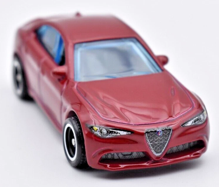 Matchbox Superfast 2016 Alfa Romeo Giulia dark red. Rubber Tyres. not released - Image 2 of 4