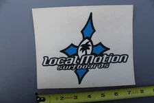 Local Motion Surfboards Hawaii Aloha V52C Vintage Surfing STICKER Window DECAL