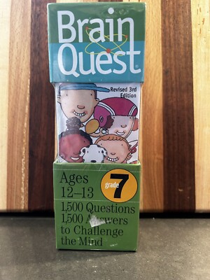 Brain Quest Grade 7 Seven Ages 12 To 13 Revised Third Edition