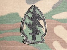 US Special Forces Patch, Vietnam ? Local in Country Handmade on ERDL Camouflage!