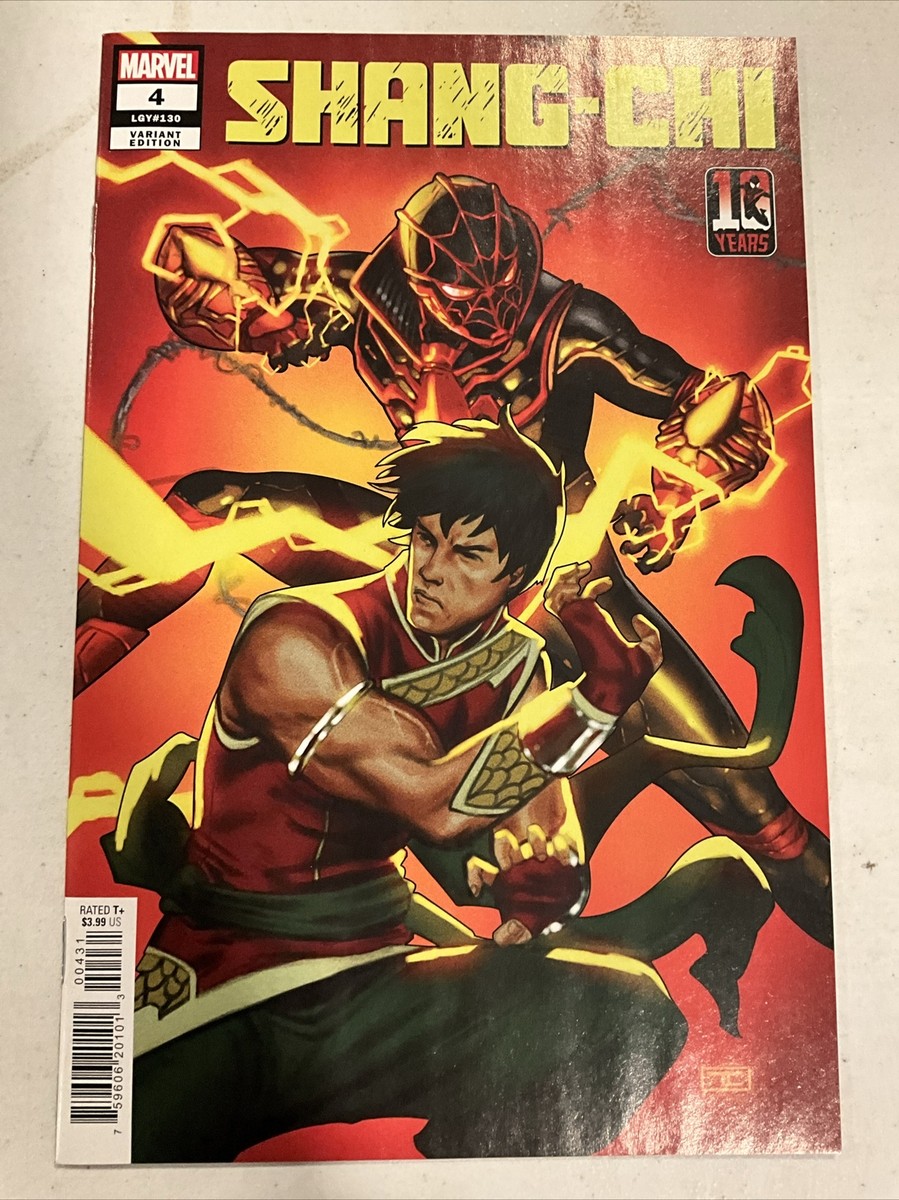 SHANG-CHI #4 CLARKE MILES MORALES 10TH ANNIVERSARY VARIANT MARVEL