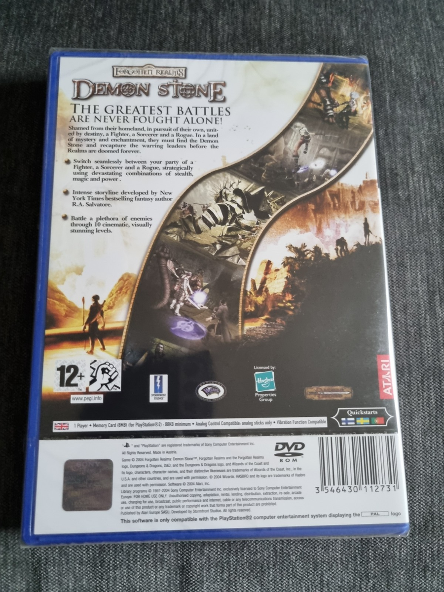 Forgotten Realms Demon Stone Sony Ps2 PlayStation 2 Game PAL