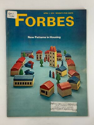 VTG Forbes Magazine April 1 1970 New Patterns in Housing & The Housing Crisis